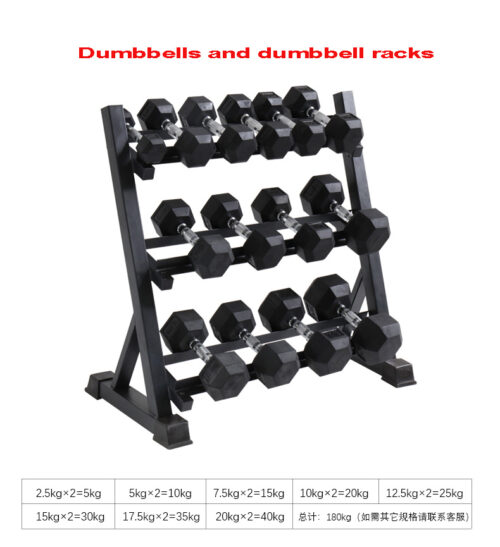 1 dumbbell rack gym fitness equipment yanre피트니스
