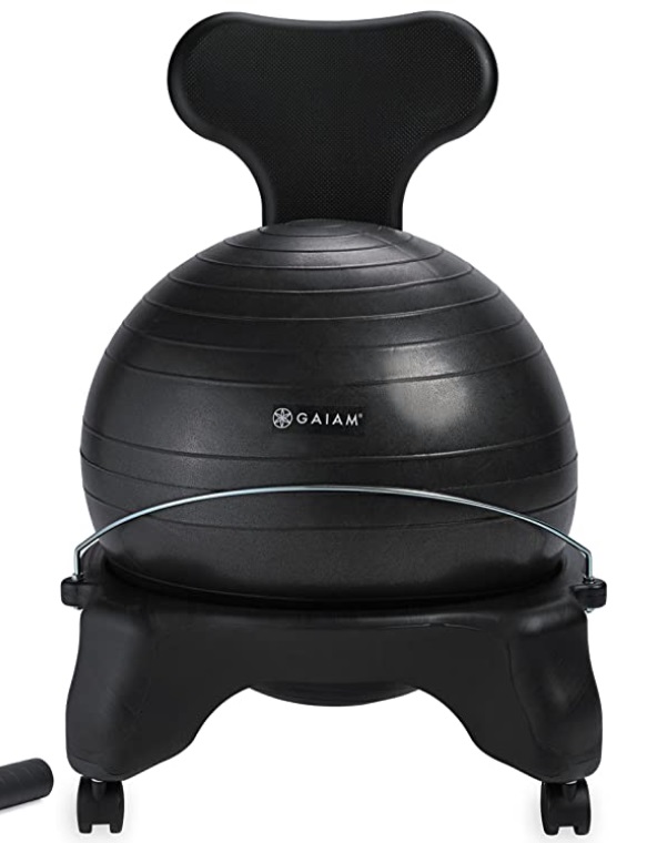 Fig 10 Gym ball chair