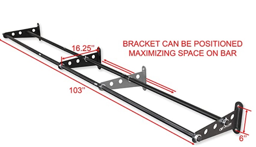 Fig 16 An adjustable gym ball holder