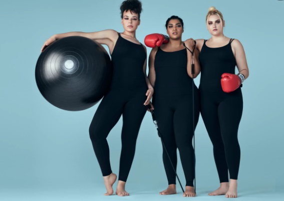 Fig 18 Size options for yoga wear
