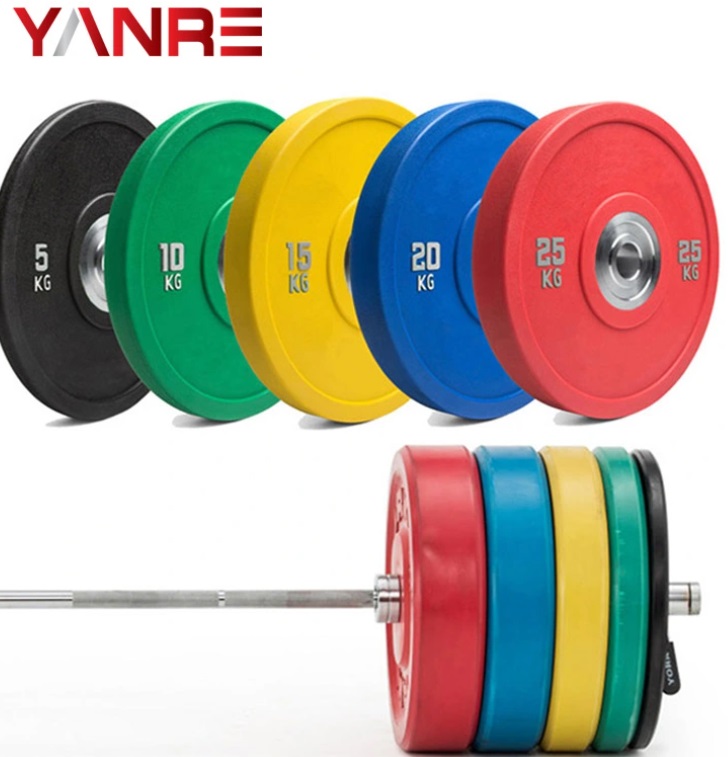 Fig 2 Color coded custom bumper plates