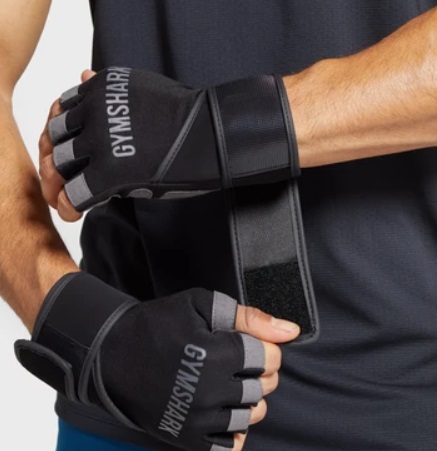 Fig 2 Gym gloves with long straps