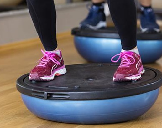 Fig 26 A Bosu ball in use