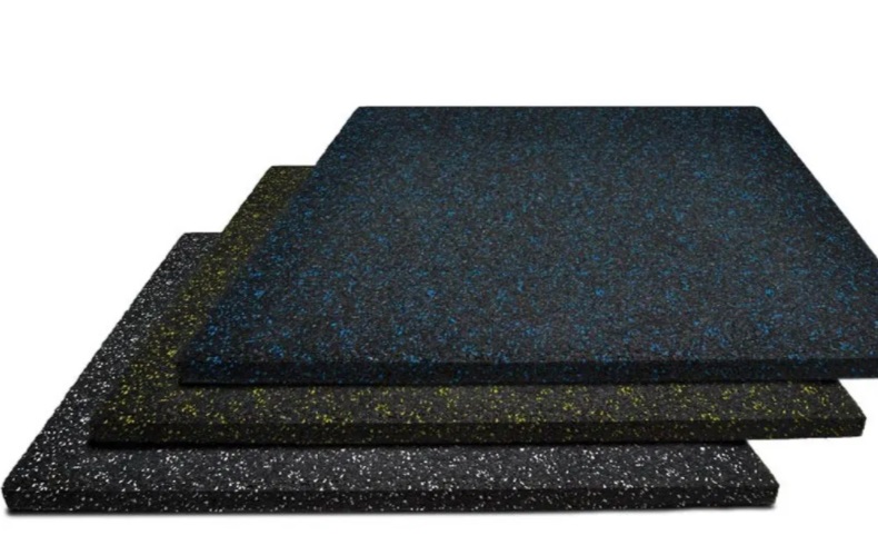 Fig 30 Padded custom gym flooring