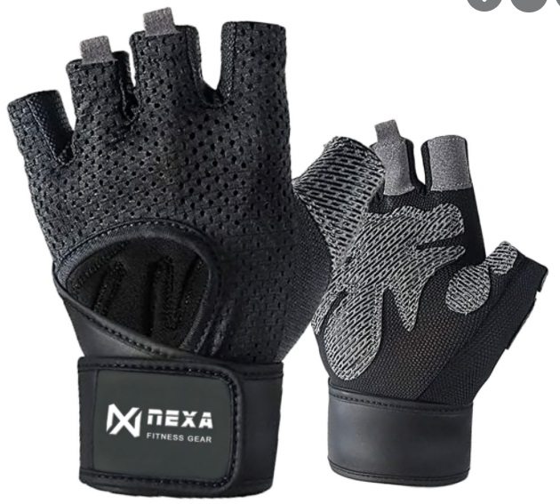 Fig 4 Half finger gym gloves