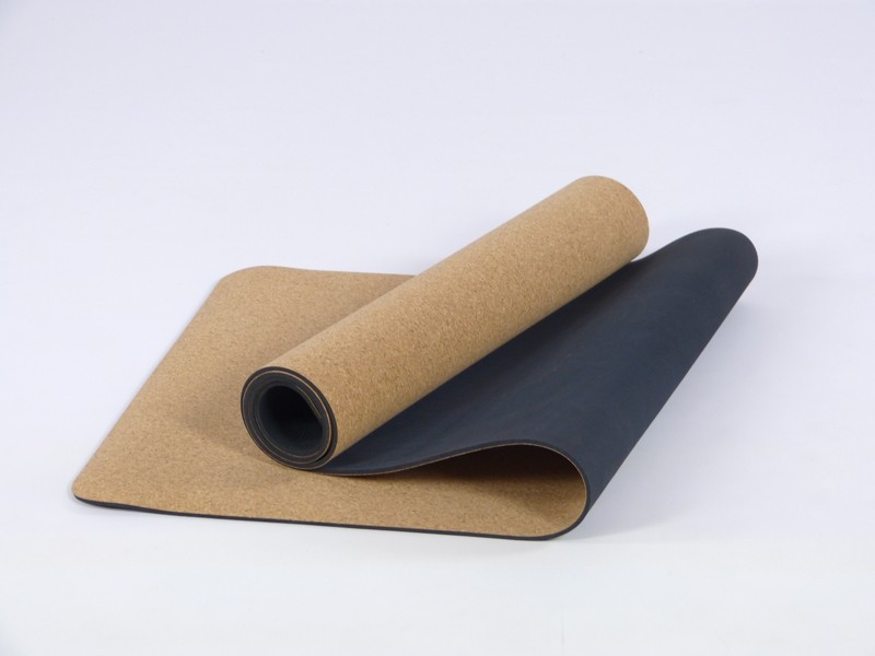 Fig 1cork yoga mat