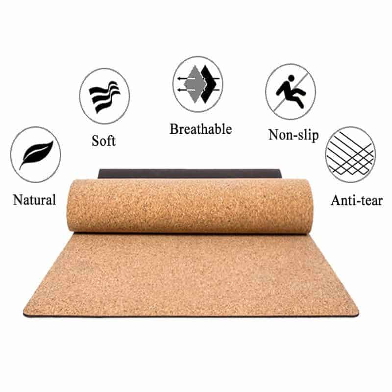 Fig 3 Core Features of Cork Yoga Mat