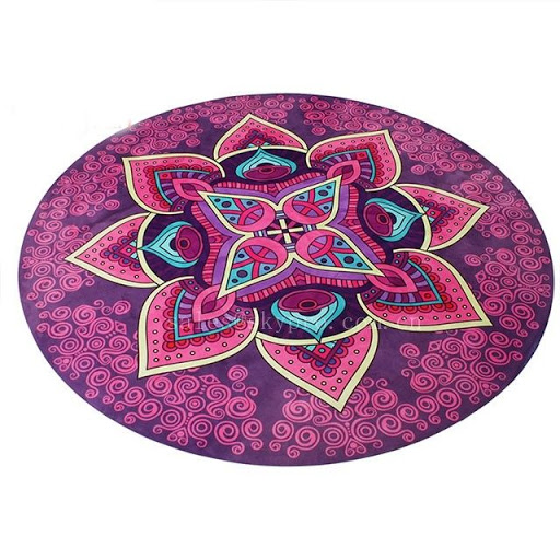 Figure 1 Round yoga mats