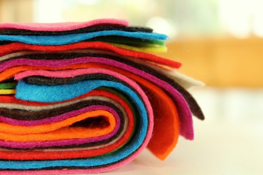 Figure 13 Felted yoga blankets