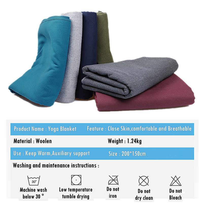 Figure 15 Cleaning the yoga blanket