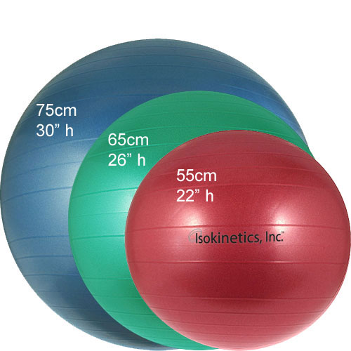 Figure 2 Different Sizes of Yoga Ball