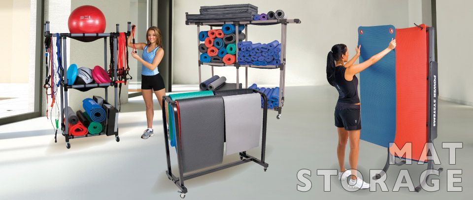 Figure 23 Exercise mat storage