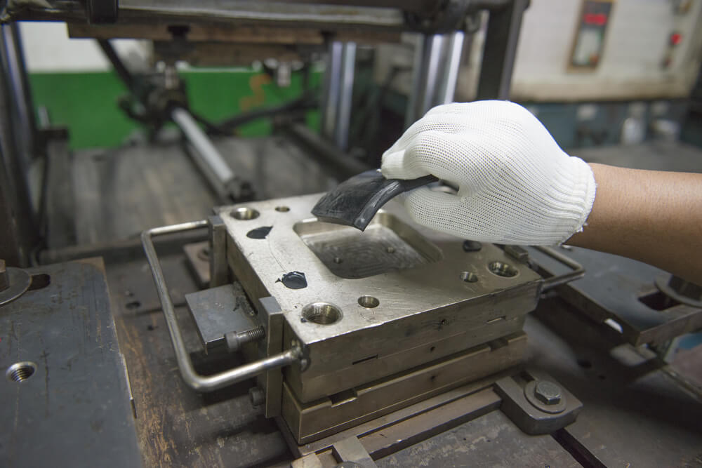Figure 8. Rubber molding machine