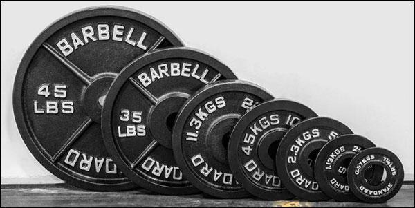 Figure 9 Powerlifting weight plate