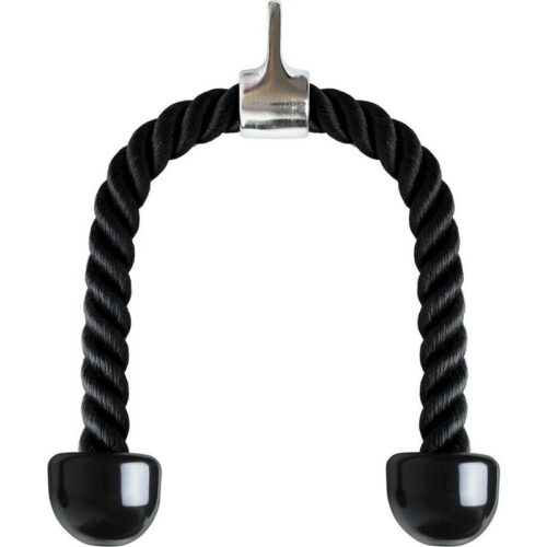 Commercial Cable Attachments 18 27" Heavy Duty Tricep Rope (Multi Gym Cable Attachment)