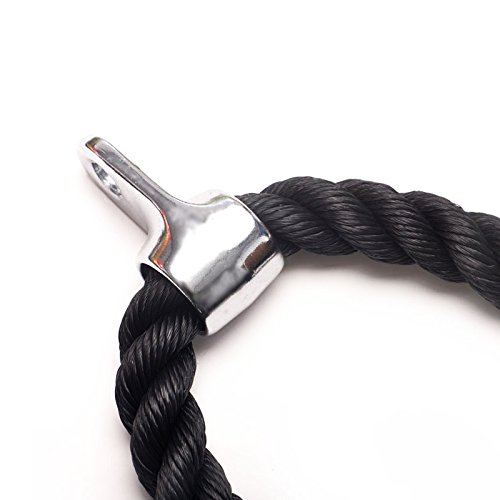 27" Heavy Duty Tricep Rope (Multi Gym Cable Attachment) 9 Cable attachment CA16 gym fitness equipment detail 6 yanrefitness