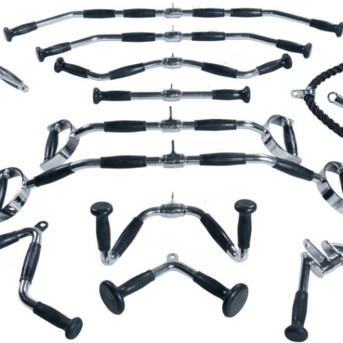 Rubber Grip 20" Revolving Straight Bar