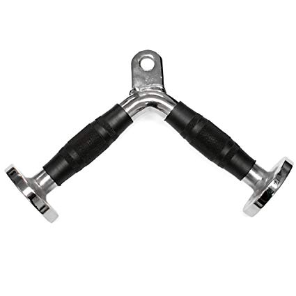 V-Shaped Bar Press Down Bar 7 Cable attachment CA33 gym fitness equipment detail 2 yanrefitness