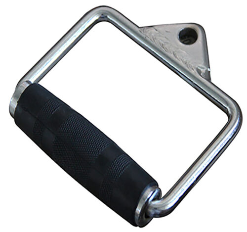 Single D-Handle (Chrome) 6 Cable attachment CA39 gym fitness equipment detail 1 yanrefitness