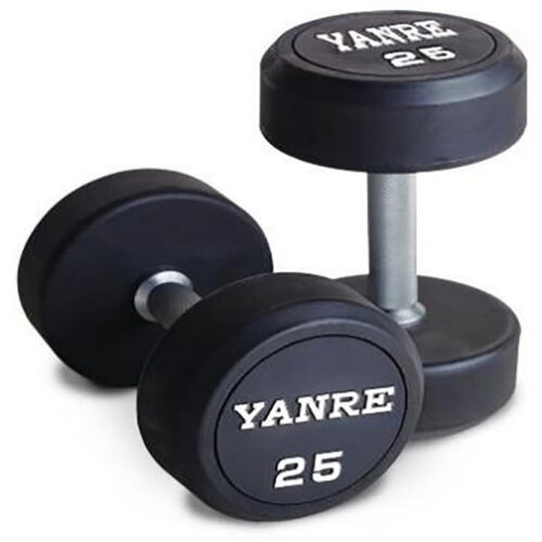 Dumbbell & Kettlebell 17 Round head rubber dumbbell