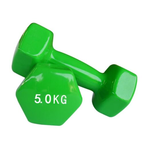 Vinyl Dumbbell 7 Dumbbell DBV001 gym fitness equipment detail 2 yanrefitness