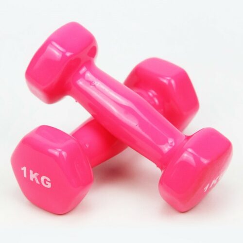 Vinyl Dumbbell 9 Dumbbell DBV001 gym fitness equipment detail 3 yanrefitness