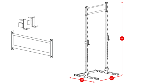 Squat Stand 10 HM 6501 Squat Stand yanrefitness 5