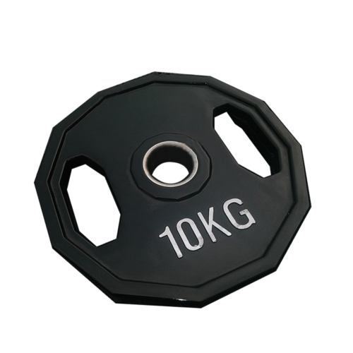 12-sided Rubber Plate 7 Weight Plate WPR001 gym fitness equipment detail 4 yanrefitness
