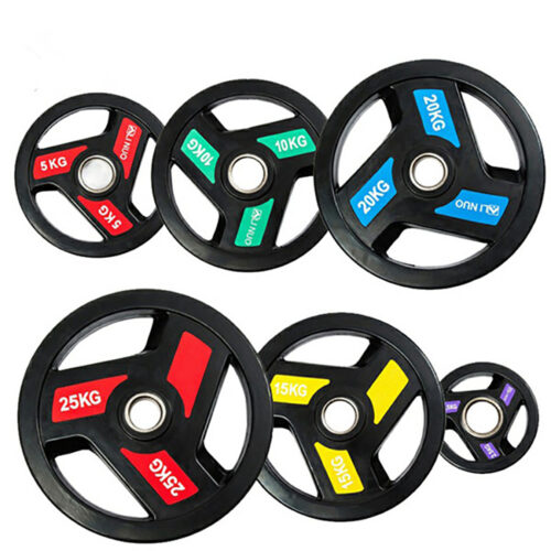 Trigrip Rubber Plates (Black) 6 Yanre fitness gym equipment crossfit Trigrip Rubber Plates WPR003 2