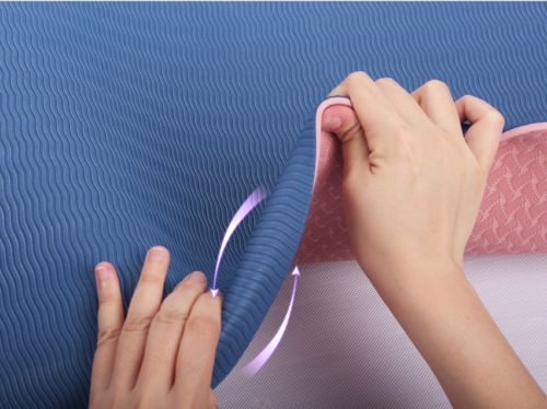 TPE Yoga Mat 7 Yoga YM01 gym fitness equipment detail 1 yanrefitness