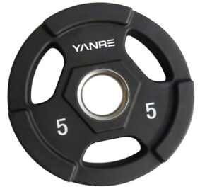 Tripgrip Virgin Rubber Plates (Black) 7 Weight Plate WPC001 1 gym fitness equipment yanrefitness