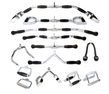 Commercial Cable Attachments 5 Fig 18 Cable machine attachment accessories