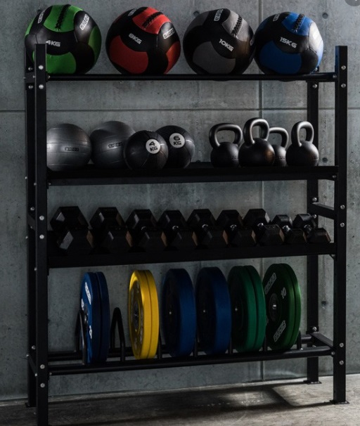 Fig 17 A multi purpose gym storage rack