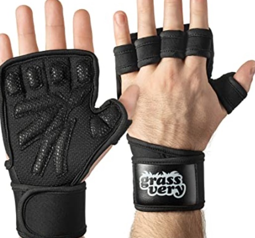 Gym Gloves with Straps 9 Fig 5 Fingerless gym gloves with straps