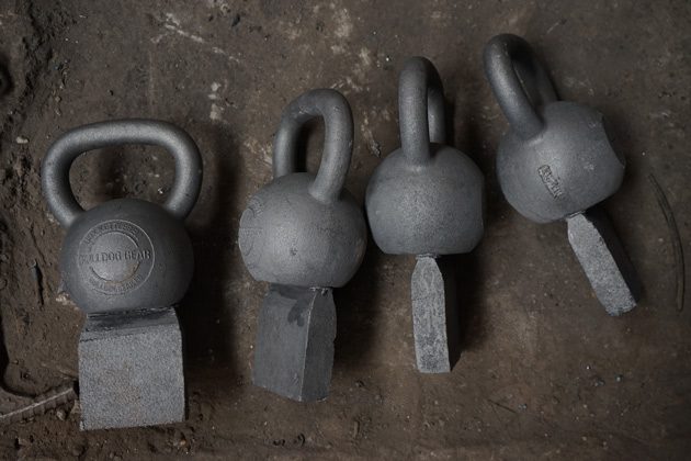 Figure 1 Lost foam casting process of kettlebell manufacturing
