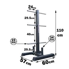 Gym Plate Rack 14 Figure 10. dimensions of gym plate rack