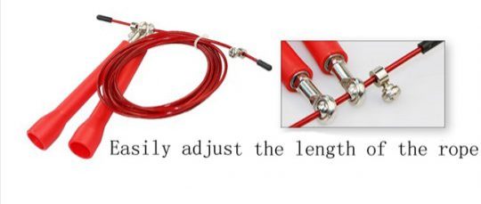 Figure 13 Length Adjustment Screws in Jump Ropes