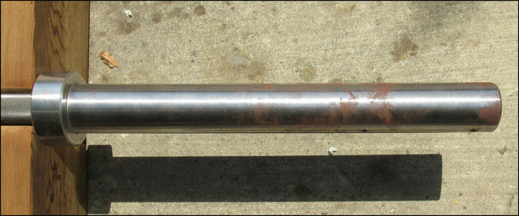 Figure 16 Rusted barbell