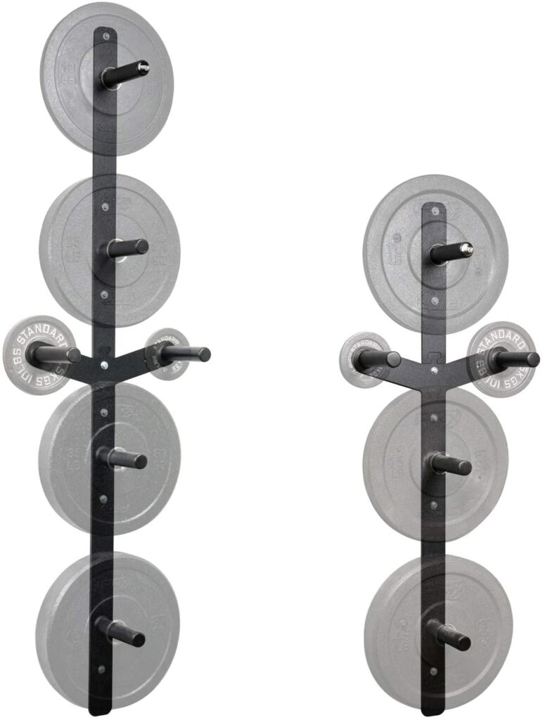 Gym Plate Rack 6 Figure 2. Wall Mounted Gym Plate Rack