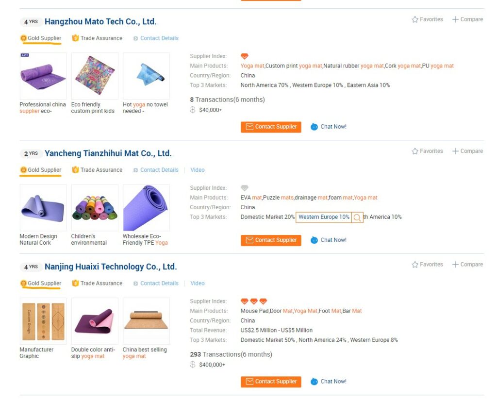 Wholesale Round Yoga Mat 38 Figure 27 Spotting a Gold Supplier of yoga mats in China