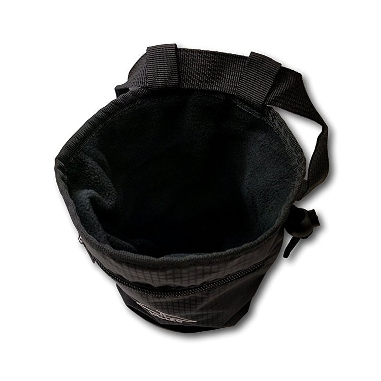 Custom Chalk Bag 7 Figure 3 Nylon exterior fleece interior