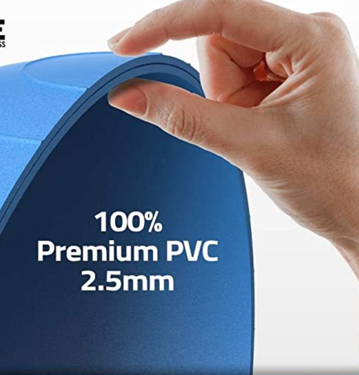 Figuur 4 Dikte van PVC in een kwaliteitsyogabal