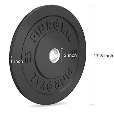 Colored Barbell Sets 9 Figure 5 Bumper weight plate 2 center hole