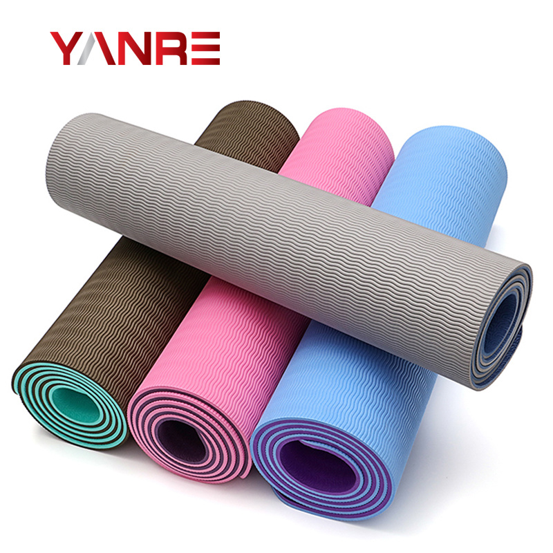 Wholesale Yoga Studio 5 Figure 5 TPE Round Yoga mats by Yanre Fitness