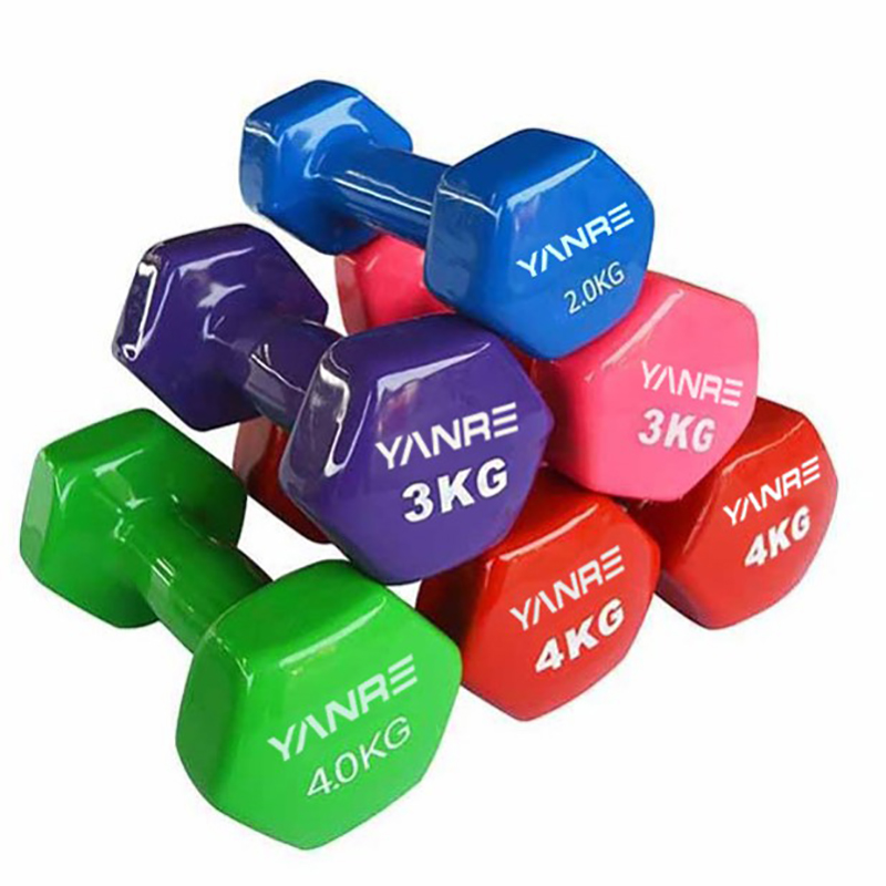 Figure 5 Vinyl Dumbbells by Yanre Fitness