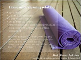 Figure 6 Cleaning your yoga equipment Image src Slideshare
