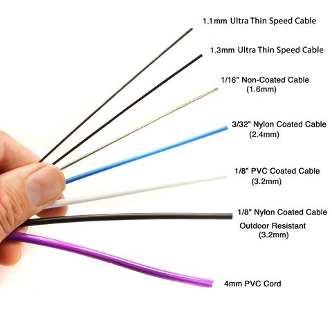 Wholesale Speed Jump Rope 33 Figure 6 Different cables for speed jump rope