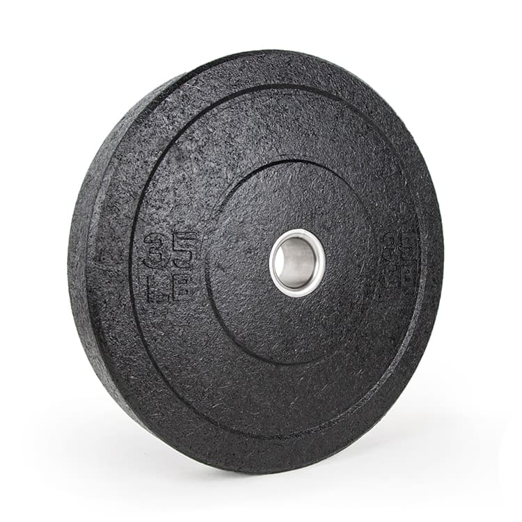 Colored Barbell Sets 10 Figure 6 Recycled rubber bumper weight plate