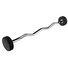Commercial Curl Bar 14 Figure 6. Fixed weight commercial curl bar