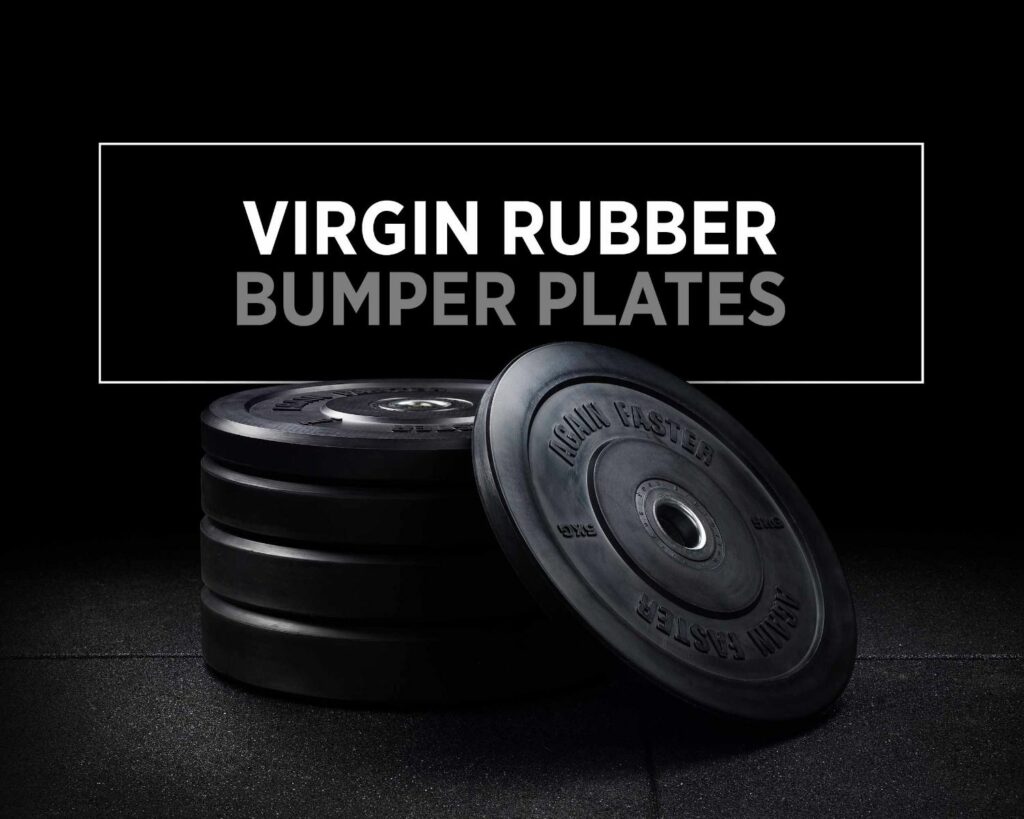 Colored Barbell Sets 11 Figure 7 Virgin rubber bumper plates